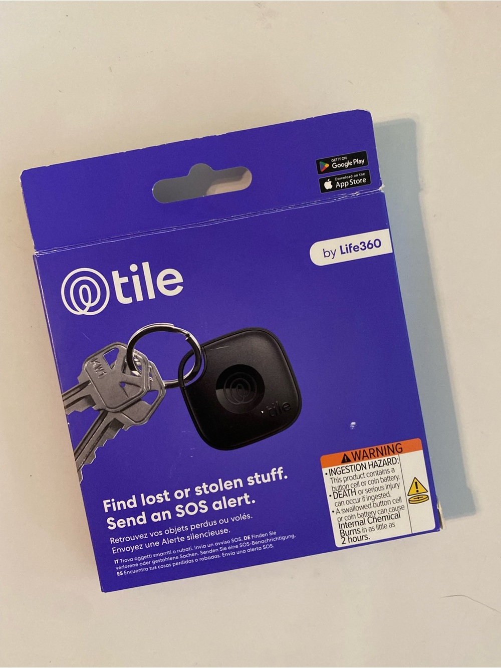Brand New In Box - Never Opened Tile Bluetooth Tracker by Life360